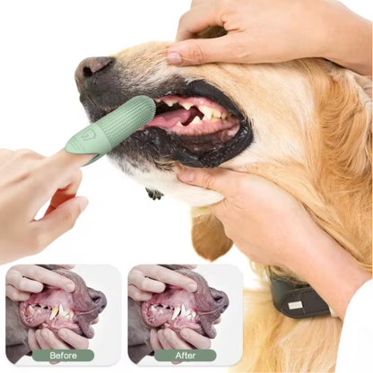 Silicone Finger Toothbrush for Pet Dental Care