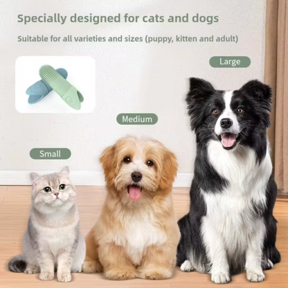 Silicone Finger Toothbrush for Pet Dental Care